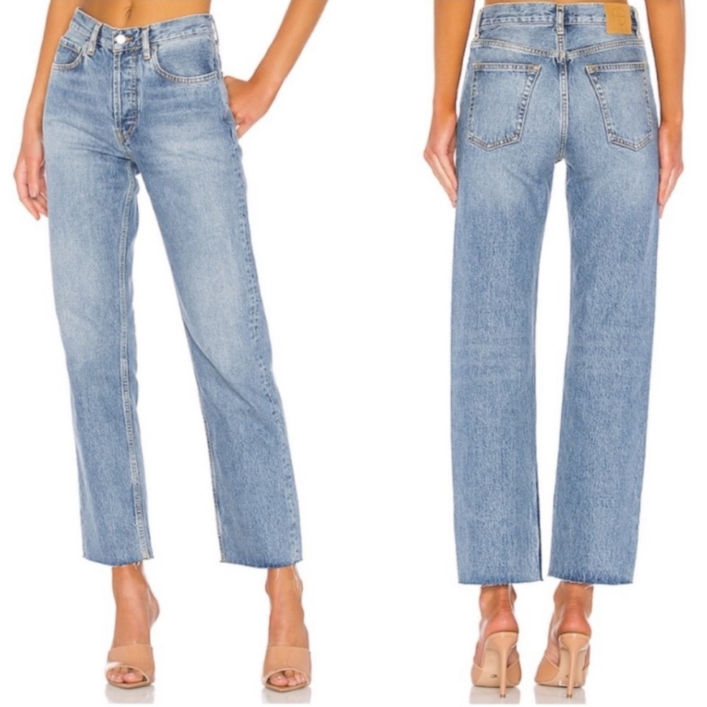 Anine Bing Jackie Straight Leg Jeans in Blue
Size 25 - Picture 2 of 11